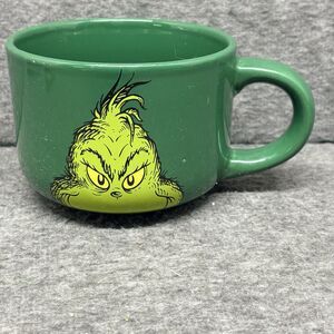 Dr Suess The Grinch Large  Coffee Tea Hot Chocolate Mug Christmas Theme Green